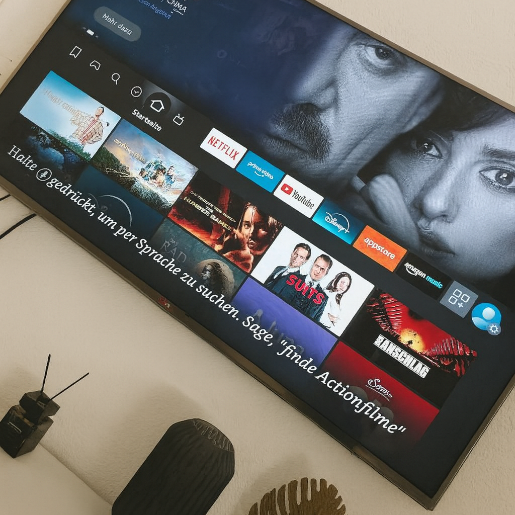 Smart TV Smart TV mit Menüauswahl